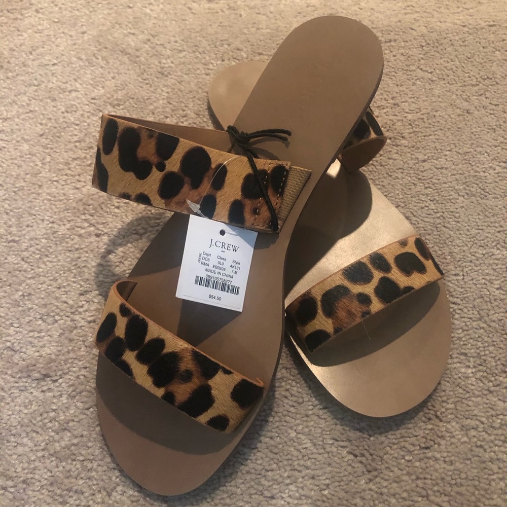 J.Crew Leopard Sandals